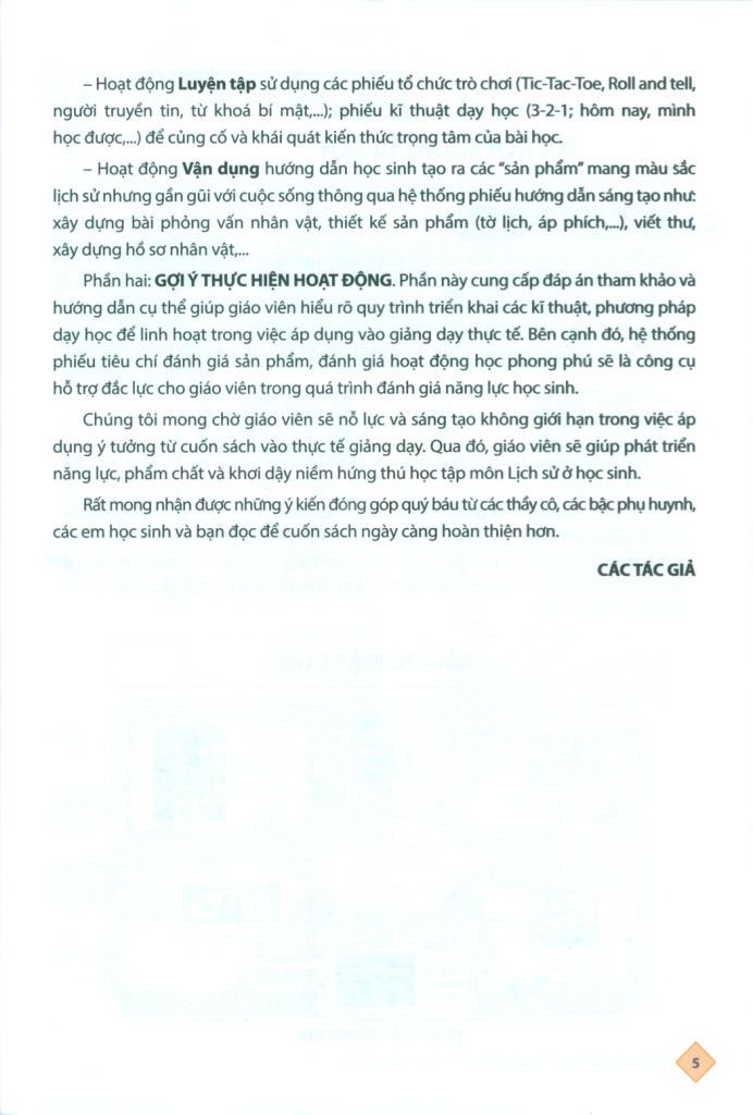 BỘ CÔNG CỤ HỖ TRỢ DẠY - HỌC PHÁT TRIỂN NĂNG LỰC LỊCH SỬ LỚP 11 (Dùng chung cho các bộ SGK theo Chương trình GDPT 2018)